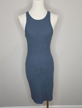 COTTON ON Kirsty Racerback Bodycon Midi Dress Medium Slate Blue